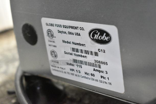 Globe C12 Stainless Steel Commercial Countertop Meat Slicer. 115 Volts, 1 Phase. Tested and Working! - Image 8 of 8
