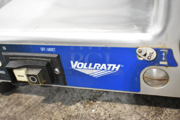 Vollrath SLP300/S Stainless Steel Commercial Countertop Meat Slicer. 115 Volts, 1 Phase. Tested and Working! - Image 4 of 6