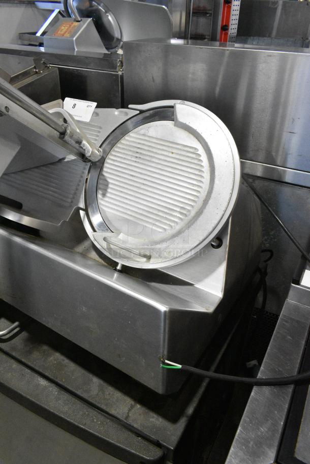 Bizerba Stainless Steel Commercial Countertop Meat Slicer. 120 Volts, 1 Phase. Cannot Test Due To Cut Power Cord - Image 3 of 6