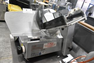 Bizerba SE 12 D Stainless Steel Commercial Countertop Meat Slicer. 120 Volts, 1 Phase. Tested and Working!