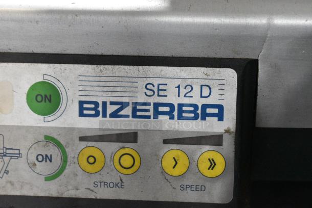 Bizerba SE 12 D Stainless Steel Commercial Countertop Meat Slicer. 120 Volts, 1 Phase. Tested and Working! - Image 3 of 5