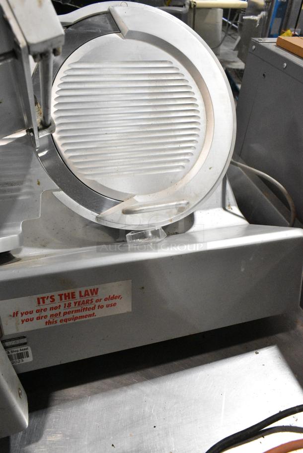 Bizerba SE 12 D Stainless Steel Commercial Countertop Meat Slicer. 120 Volts, 1 Phase. Tested and Working! - Image 4 of 5