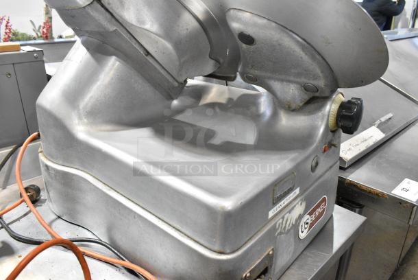 Berkel Stainless Steel Commercial Countertop Automatic Meat Slicer. 120 Volts, 1 Phase. Tested and Working! - Image 6 of 11