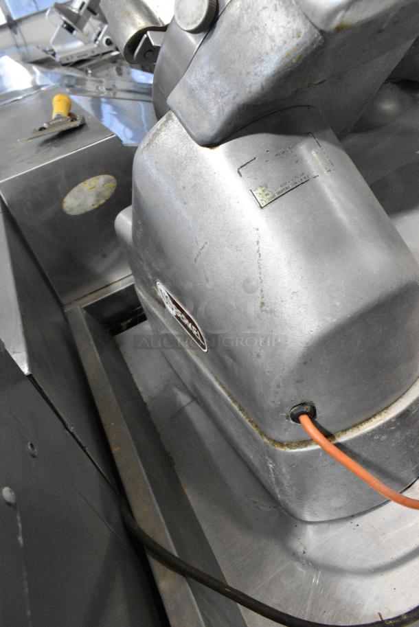 Berkel Stainless Steel Commercial Countertop Automatic Meat Slicer. 120 Volts, 1 Phase. Tested and Working! - Image 11 of 11