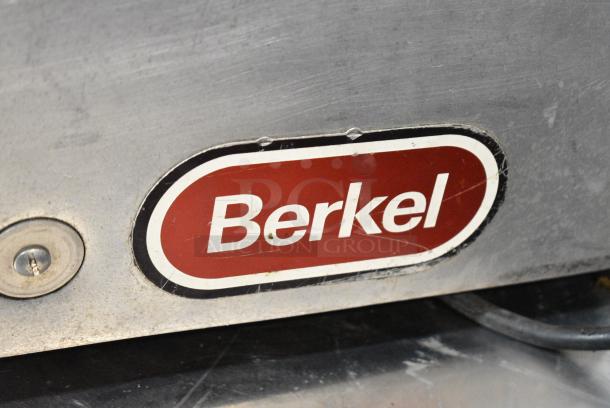 Berkel Stainless Steel Commercial Countertop Meat Slicer w/ Blade Sharpener. 120 Volts, 1 Phase. Tested and Working! - Image 6 of 7