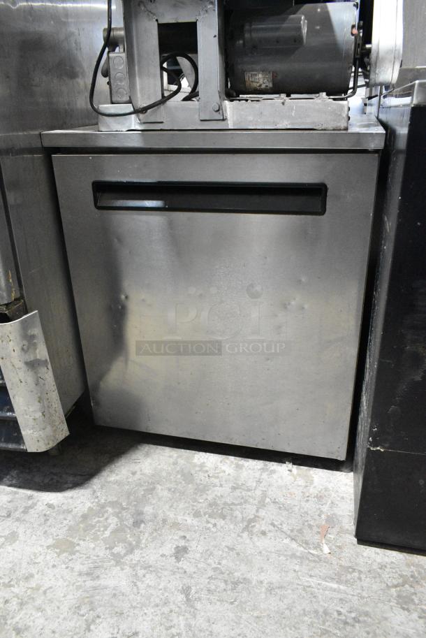 Delfield 406-STAR4 Stainless Steel Commercial Single Door Undercounter Cooler. 115 Volts, 1 Phase. Tested and Working! - Image 1 of 4