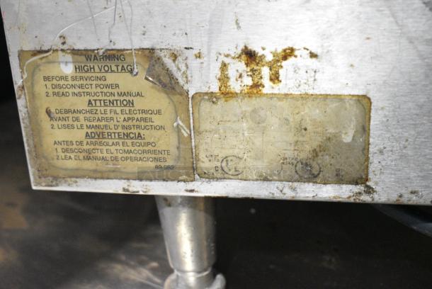 Excalibur Stainless Steel Commercial Countertop Conveyor Toaster Oven. 208 Volts, 1 Phase. - Image 6 of 6