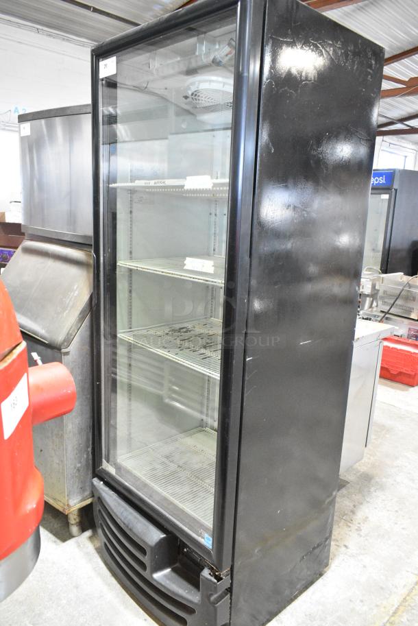 Imbera G319 Metal Commercial Single Door Reach In Cooler Merchandiser w/ Poly Coated Racks. 115 Volts, 1 Phase. Tested and Working! - Image 1 of 4