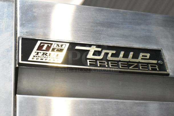 True T-49F Stainless Steel Commercial 2 Door Reach In Freezer w/ Poly Coated Racks on Commercial Casters. 115 Volts, 1 Phase. Tested and Working! - Image 2 of 6