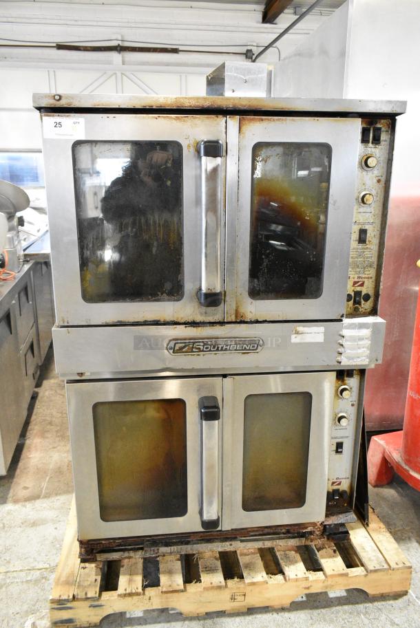 2 Southbend Stainless Steel Commercial Electric Powered Full Size Convection Oven w/ View Through Doors, Metal Oven Racks and Thermostatic Controls. 208/240 volts, 3 Phase. 2 Times Your Bid! - Image 2 of 12