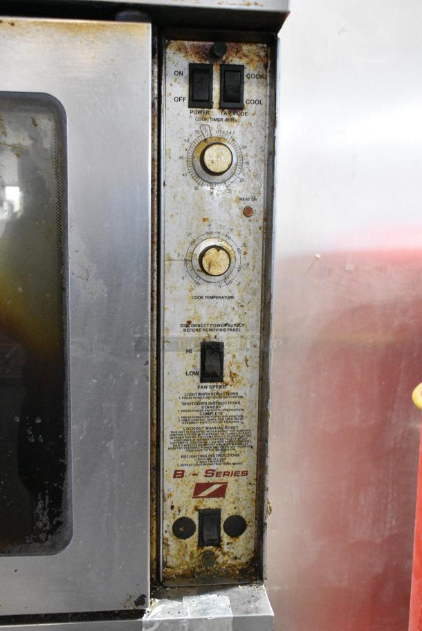 2 Southbend Stainless Steel Commercial Electric Powered Full Size Convection Oven w/ View Through Doors, Metal Oven Racks and Thermostatic Controls. 208/240 volts, 3 Phase. 2 Times Your Bid! - Image 4 of 12