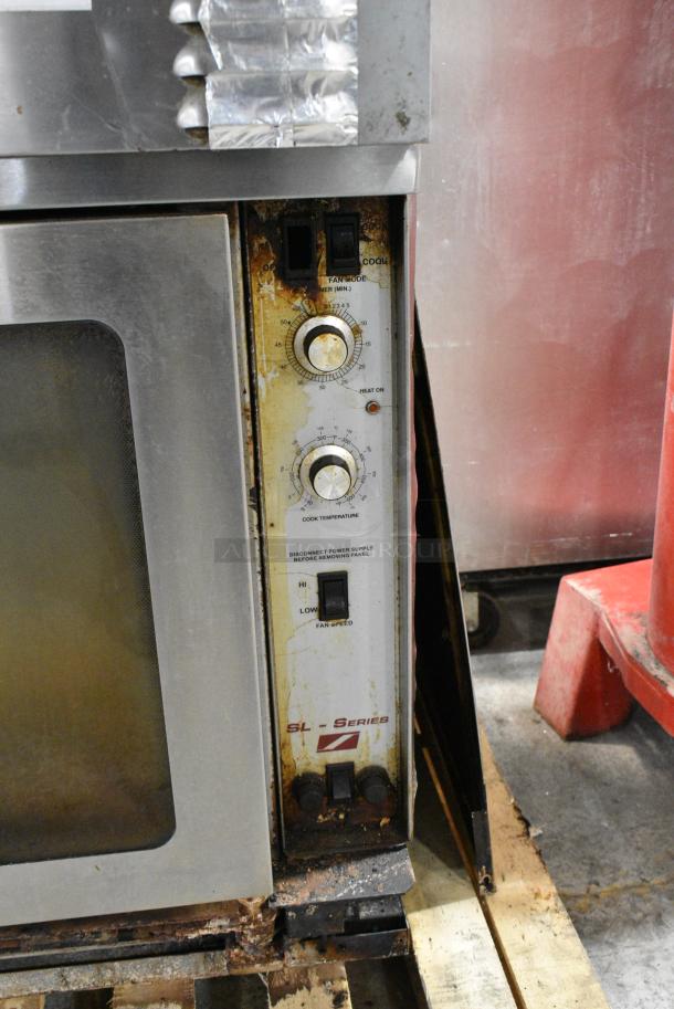 2 Southbend Stainless Steel Commercial Electric Powered Full Size Convection Oven w/ View Through Doors, Metal Oven Racks and Thermostatic Controls. 208/240 volts, 3 Phase. 2 Times Your Bid! - Image 5 of 12