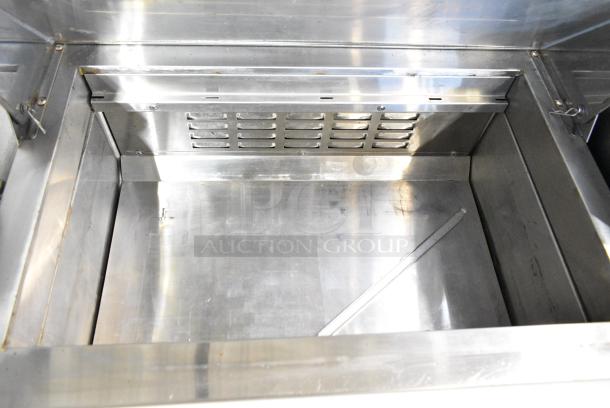 U-Star USSL-1D Stainless Steel Commercial Sandwich Salad Prep Table Bain Marie Mega Top on Commercial Casters. 115 Volts, 1 Phase. Tested and Powers On But Does Not Get Cold - Image 5 of 10
