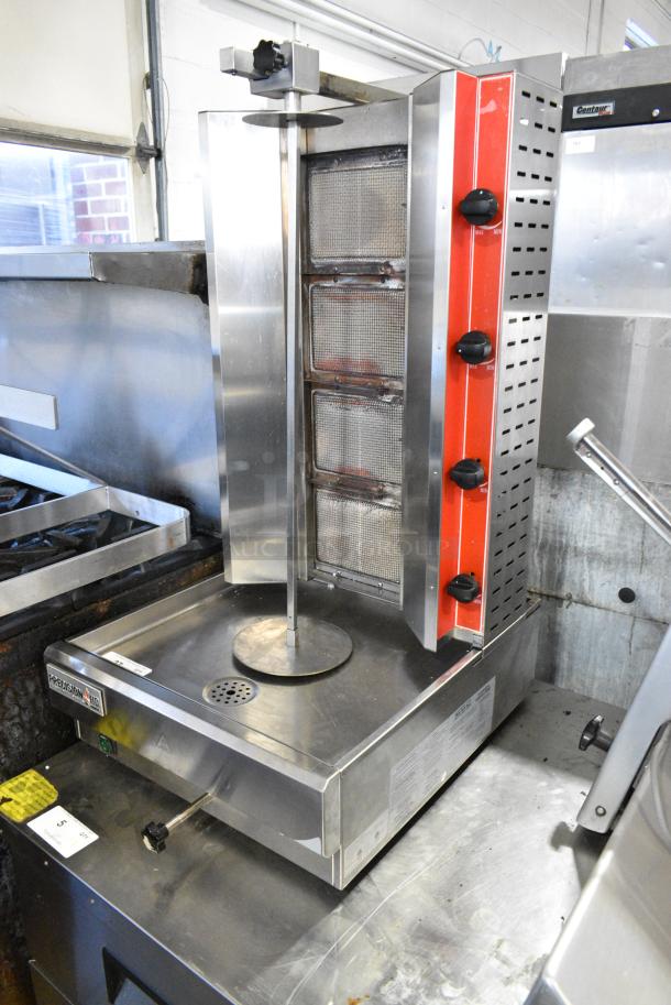 Precision HD Stainless Steel Commercial Countertop Natural Gas Powered Vertical Broiler. - Image 5 of 8