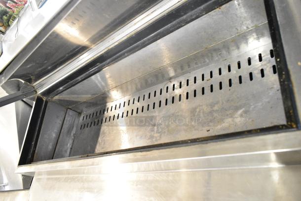 Atosa MPF8202 Stainless Steel Commercial Pizza Prep Table on Commercial Casters. 115 Volts, 1 Phase. Tested and Working! - Image 6 of 10