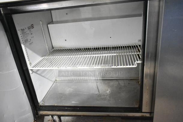 True TSSU-60-24M-B-ST Stainless Steel Commercial Sandwich Salad Prep Table Bain Marie Mega Top on Commercial Casters. 115 Volts, 1 Phase. Tested and Working! - Image 7 of 10