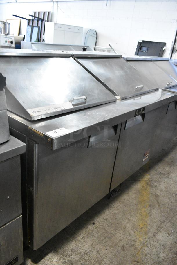 North American ASP60-24 Stainless Steel Commercial Sandwich Salad Prep Table Bain Marie Mega Top on Commercial Casters. 115 Volts, 1 Phase. Tested and Working! - Image 2 of 10