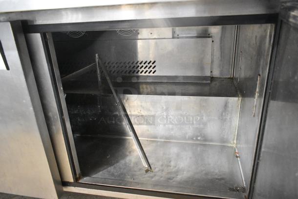 North American ASP60-24 Stainless Steel Commercial Sandwich Salad Prep Table Bain Marie Mega Top on Commercial Casters. 115 Volts, 1 Phase. Tested and Working! - Image 8 of 10