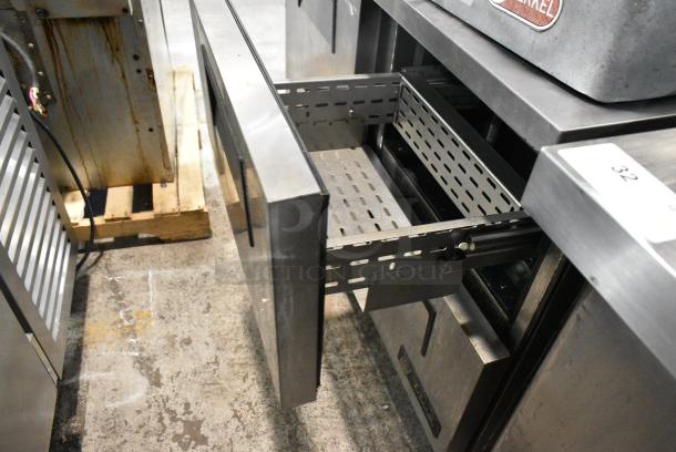 True TWT-48D-2 Stainless Steel Commercial Undercounter Cooler on Commercial Casters. 115 Volts, 1 Phase. Tested and Working! - Image 6 of 9