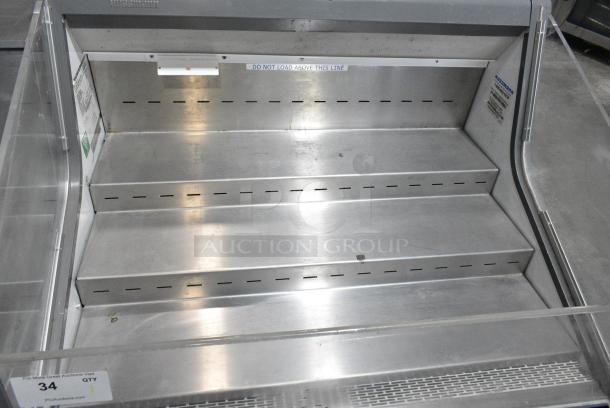 Hussmann SHM-3 Metal Commercial Open Grab N Go Merchandiser on Commercial Casters. 115 Volts, 1 Phase. Tested and Does Not Power On - Image 4 of 6