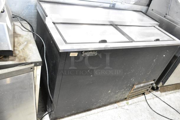True TD-50-18 Stainless Steel Commercial Back Bar Bottle Cooler w/ 2 Sliding Lids. 115 Volts, 1 Phase. Tested and Working! - Image 2 of 7