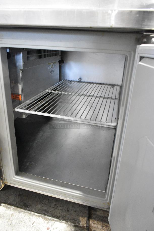 Randell Stainless Steel Commercial Pizza Prep Table on Commercial Casters. 115 Volts, 1 Phase. Tested and Powers On But Does Not Get Cold - Image 10 of 15