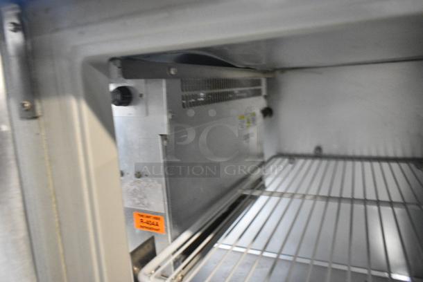 Randell Stainless Steel Commercial Pizza Prep Table on Commercial Casters. 115 Volts, 1 Phase. Tested and Powers On But Does Not Get Cold - Image 12 of 15