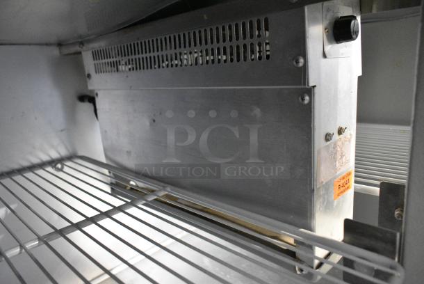 Randell Stainless Steel Commercial Pizza Prep Table on Commercial Casters. 115 Volts, 1 Phase. Tested and Powers On But Does Not Get Cold - Image 13 of 15