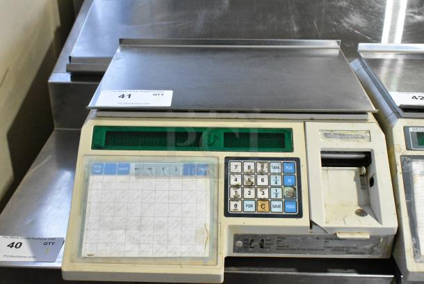 CAS LP-1000 Metal Countertop Scale. 115 Volts, 1 Phase. Tested and Working! - Image 1 of 7