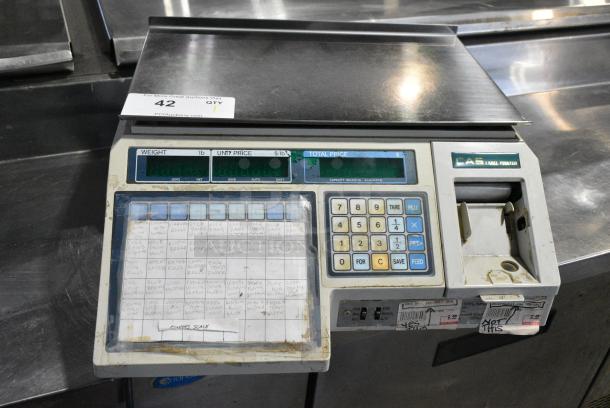 CAS LP-1000 Metal Countertop Scale. 115 Volts, 1 Phase. Tested and Does Not Power On - Image 1 of 9