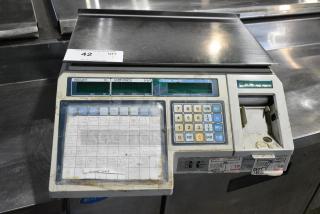 CAS LP-1000 Metal Countertop Scale. 115 Volts, 1 Phase. Tested and Does Not Power On