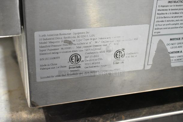 Precision HD Stainless Steel Commercial Countertop Natural Gas Powered Vertical Broiler. - Image 7 of 7