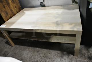 Wood Pattern Coffee Table.