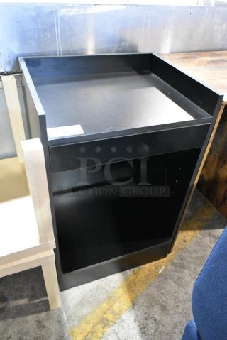 Black Hostess Stand.