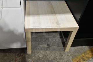 2 Ikea 703.090.28 14729 Wood Pattern End Tables. 2 Times Your Bid!