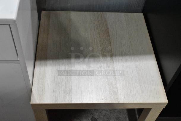2 Ikea 703.090.28 14729 Wood Pattern End Tables. 2 Times Your Bid! - Image 3 of 6