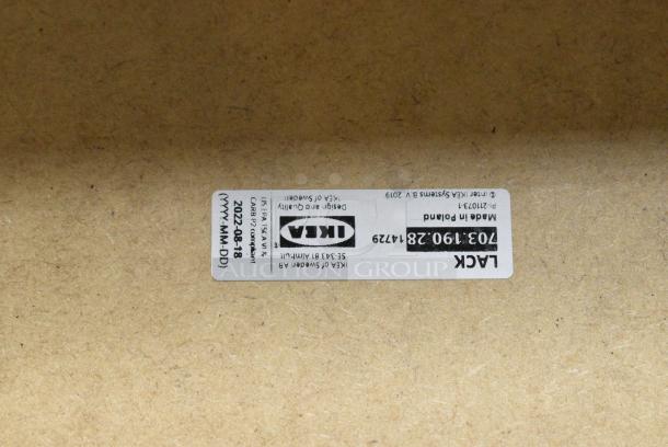 2 Ikea 703.090.28 14729 Wood Pattern End Tables. 2 Times Your Bid! - Image 6 of 6