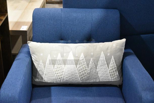 4 Blue Arm Chair. 4 Times Your Bid! - Image 4 of 6