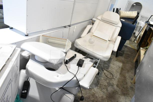 2 Spa / Tattoo Chair. 120 Volts, 1 Phase. 2 Times Your Bid! - Image 2 of 6