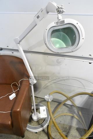 Dental 6028-8-5B LED Magnifier Lamp on Casters.