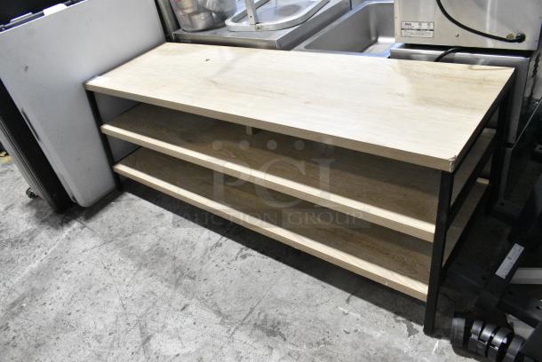 Wood Pattern 3 Tier Shelf - Image 2 of 4