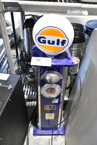 Gulf Gas Station Pump Style Clock