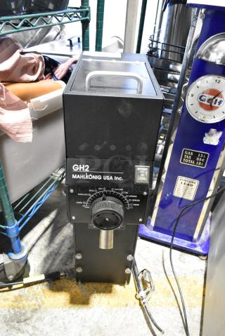 2019 Mahlkonig GH2 Metal Commercial Countertop Coffee Bean Grinder. 120 Volts, 1 Phase. Tested and Working!