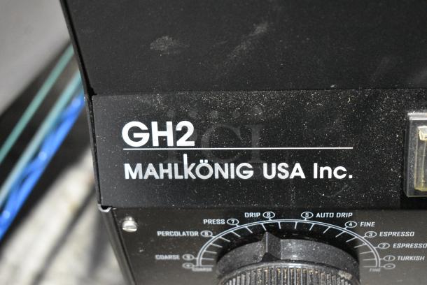 2019 Mahlkonig GH2 Metal Commercial Countertop Coffee Bean Grinder. 120 Volts, 1 Phase. Tested and Working! - Image 2 of 6