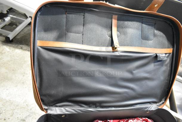 Travelers Club Mermbers Choice Brown Luggage - Image 5 of 5