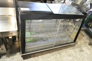 Patriot FMHD-48 Metal Commercial Countertop Heated Display Case Merchandiser. 120 Volts, 1 Phase. Tested and Working!