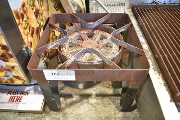 Metal Gas Powered Single Burner Stock Pot Range - Image 1 of 3