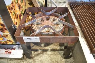 Metal Gas Powered Single Burner Stock Pot Range