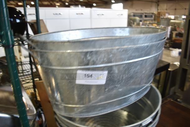 5 Metal Buckets. 5 Times Your Bid! - Image 2 of 3