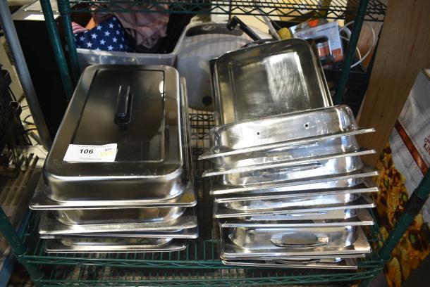 14 Metal Chafing Dish Lids. 14 Times Your Bid! - Image 1 of 3